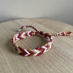 Coralie Bracelet, anklet, trendy, comfortable, tie, embroidery thread, woven, gi